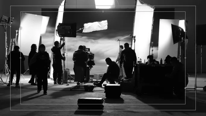 天美传媒专业拍摄团队工作场景